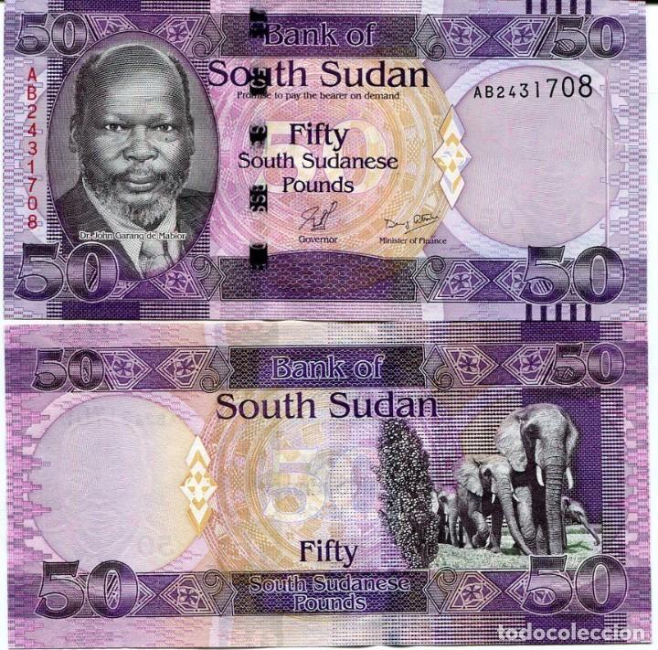 Billetes extranjeros: SUDAN DEL SUR 50 POUNDS 2011 Pick 9 UNC - Foto 1