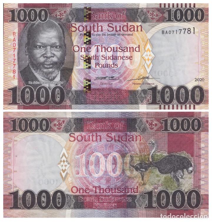 Banconote internazionali: SUDAN DEL SUR 1000 POUNDS 2020/2021 Pick 17 SIN CIRCULAR