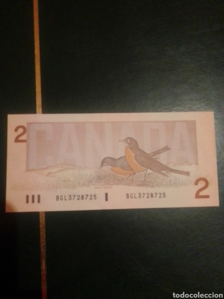 Billetes extranjeros: Dos dolares Canada 1986 - Foto 2