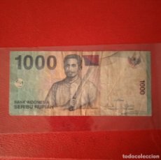 Billetes extranjeros: BILLETE INDONESIA 1000 RUPIAH AÑO 2009.