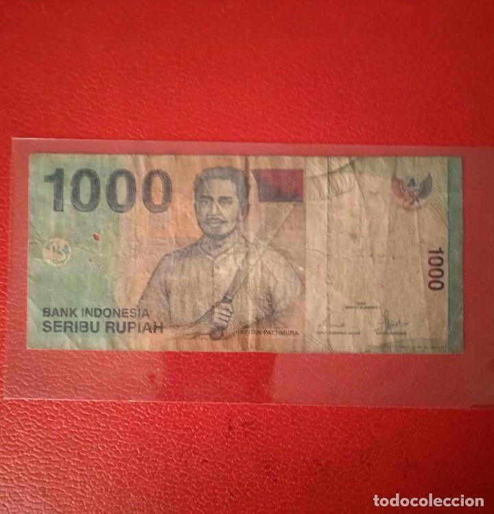 Billetes extranjeros: BILLETE INDONESIA 1000 RUPIAH A&Ntilde;O 2009. - Foto 1