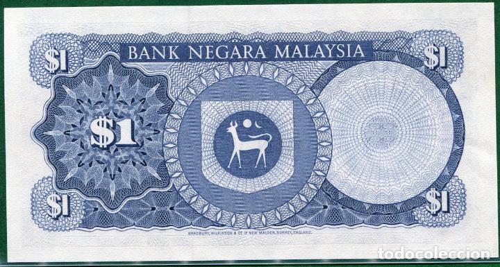 Billetes extranjeros: MALASIA - 1 RINGGIT 1961 - Pick.13 B - S/C - Foto 2