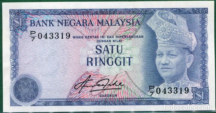 Billetes extranjeros: MALASIA - 1 RINGGIT 1961 - Pick.13 B - S/C - Foto 1