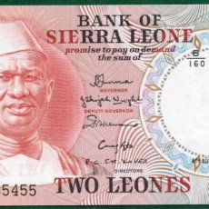 Billetes extranjeros: SIERRA LEONA - 2 LEONES 1985 - PICK.6 - S/C