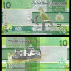 Banconote internazionali: GAMBIA 10 DALASIS 2019 PICK 38 UNC. Lote 338674568