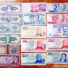 Billetes extranjeros: LOTE DE BILLETES DE DIFERENTES PAISES CASI TODOS DE SUDAMÉRICA. Lote 339339283