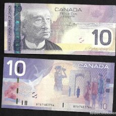 Billetes extranjeros: BILLETE DE CANADA 10 DOLARES 2005 EL QUE VES O PARECEDO. Lote 339694123