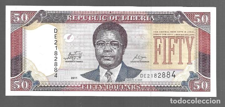 Billetes extranjeros: BILLETE DE LIBERIA PLANCHA EL QUE VES - Foto 1