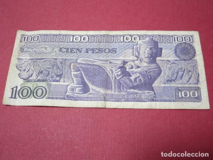 Billetes extranjeros: BILLETE DE 100 PESOS DE MEJICO. - Foto 2