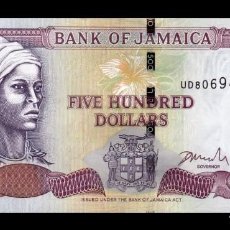 Billetes extranjeros: JAMAICA 500 DOLLARS 2009 PICK 85G SC UNC. Lote 340306258