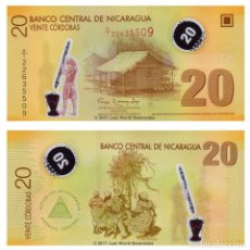 Banconote internazionali: NICARAGUA 20 CORDOBAS 2007 (2012) PICK 202B POLIMERO SC / UNC. Lote 340475178