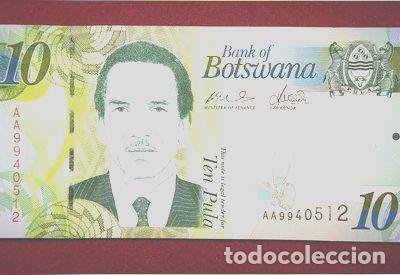 Billetes extranjeros: billete 10 pula botswana 2009 sin circular pick 30 a unc - Foto 1