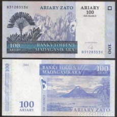 Banconote internazionali: MADAGASCAR. 100 ARIARY 2004. PICK 86B. S/C. Lote 361545950