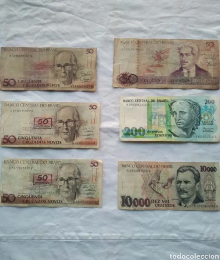 Billetes extranjeros: Lote billetes de Brasil - Foto 1