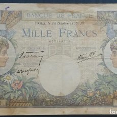 Billetes extranjeros: FRANCIA 1000 FRANCOS 1940 PICK 96 (MBC) ESCASO. Lote 341224613