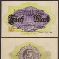 Banconote internazionali: ALEMANIA. 5 MARK 1918. ALTONA.. Lote 341268358