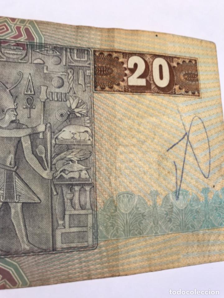 Billetes extranjeros: Billete. Egipto. Egypt. Twenty 20 pounds. BC - Foto 4