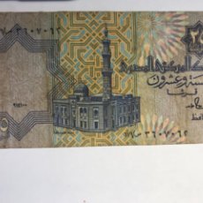 Billetes extranjeros: BILLETE. EGIPTO. EGYPT. TWENTY FIVE 25 PIASTRES. CIRCULADO. Lote 341481928