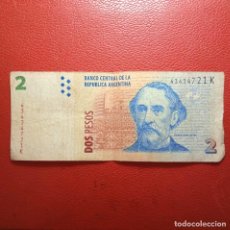 Billetes extranjeros: BILLETE ARGENTINA 2 PESOS AÑO 2002.. Lote 341565423