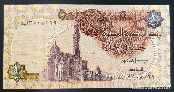 Billetes extranjeros: Egipto 1 Libra Plancha - Foto 1