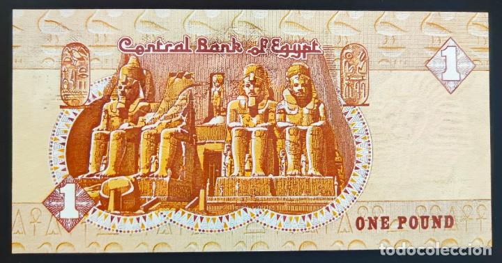 Billetes extranjeros: Egipto 1 Libra Plancha - Foto 2