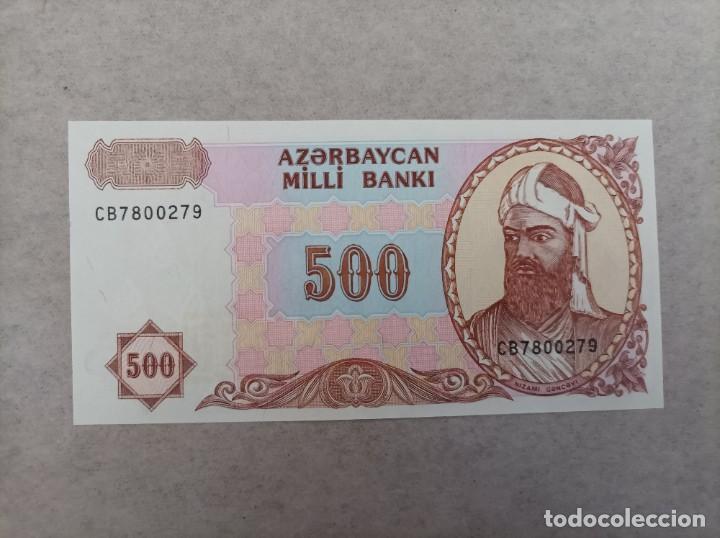 Billetes extranjeros: Billete de Azerbayan de 500 manat 1993, UNC - Foto 1