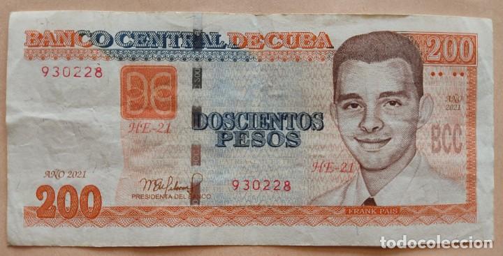 Billetes extranjeros: Cuba-200 pesos-2010 - Foto 1