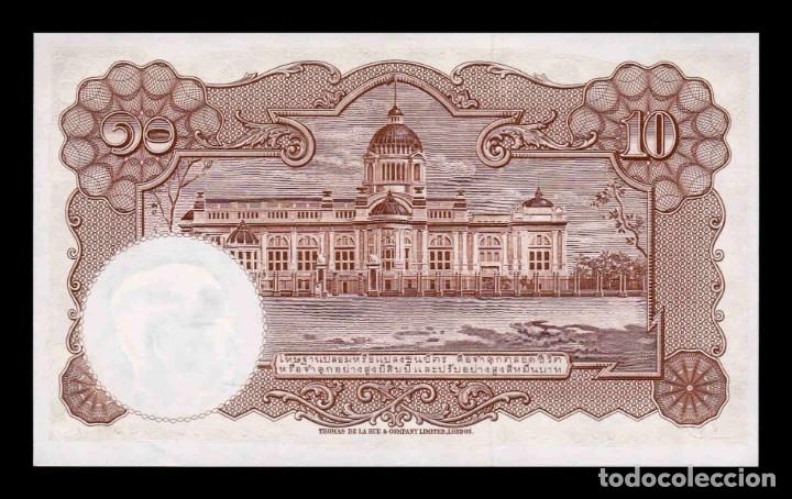 Billetes extranjeros: Tailandia 10 Bath 1955 Pick 76d (3) Sc Unc - Foto 2