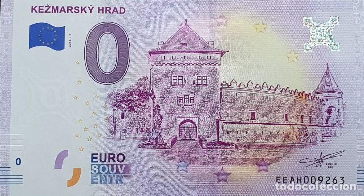 Notas Internacionais: BILLETE 0 Euro Souvenir 0 &euro; ESLOVAQUIA: EEAH 2018-1 KEŽMARSKY HRAD