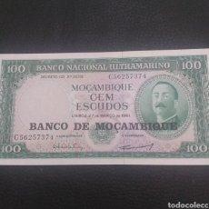 Billetes extranjeros: BILLETE PLANCHA MAZANBIQUE 100 ESCUDOS AÑO 1961. Lote 344848128