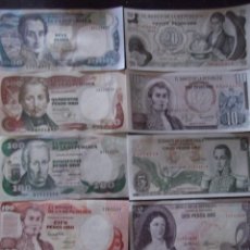 Billetes extranjeros: LOTE CON 10 BILLETES NUEVOS DE COLOMBIA 1992. Lote 345714783