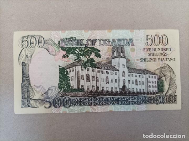 Billetes extranjeros: Billete de Uganda de 500 schiling, UNC - Foto 2