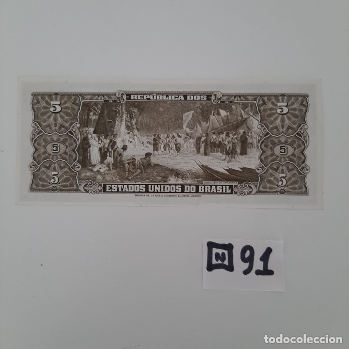 Billetes extranjeros: BILLETE 5 CRUCEIROS - Foto 2