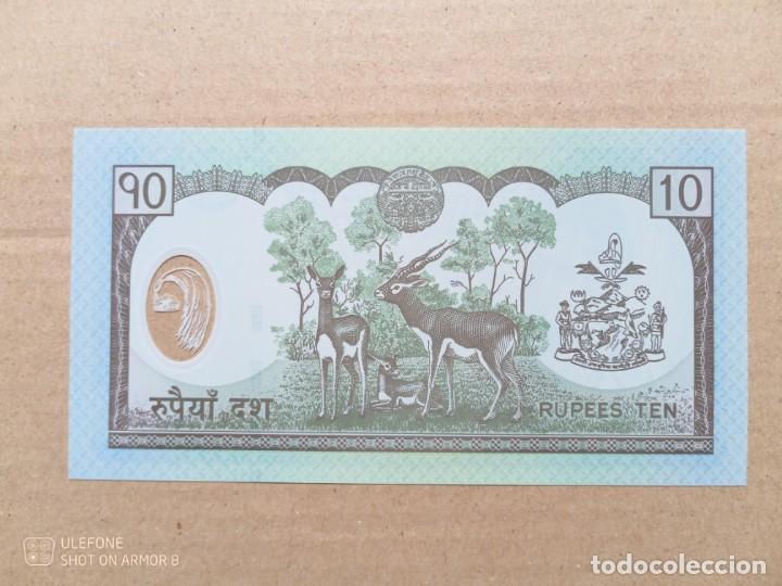 Billetes extranjeros: NEPAL - 10 RUPEES / RUPIAS (2005) SC - Foto 2