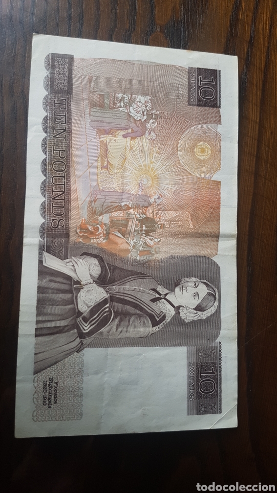 Billetes extranjeros: INGLATERRA 10 LIBRAS POUNDS P379E - Foto 2