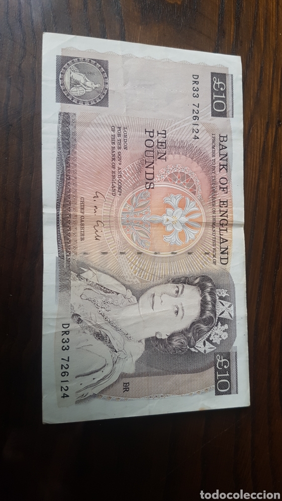 Billetes extranjeros: INGLATERRA 10 LIBRAS POUNDS P379E - Foto 1