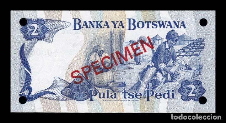 Billetes extranjeros: Botswana 2 Pula 1982 Pick 7As Specimen SC UNC - Foto 2