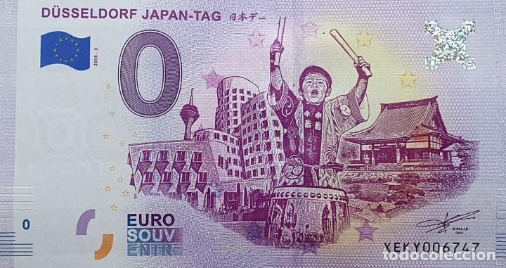 Billets internationaux: BILLETE 0 Euro Souvenir 0 &euro; de ALEMANIA: XEKY 2018-3 D&Uuml;SELFORF JAPAN-TAG