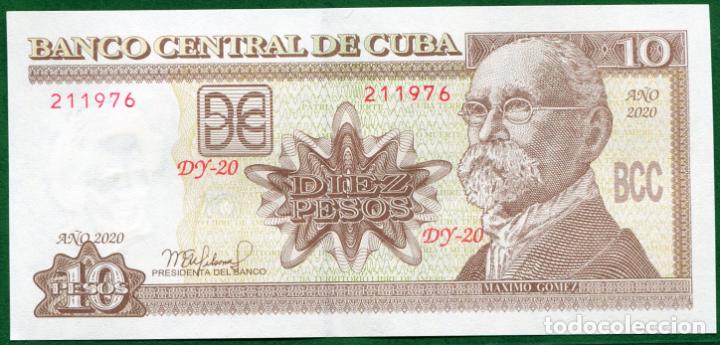 Billetes extranjeros: CUBA - 10 PESOS 2020 - SIN CIRCULAR - Foto 1
