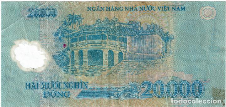 Billetes extranjeros: VIETNAM 20000 DONG - CIRCULADO - Foto 2