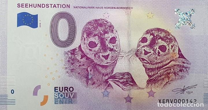 International Banknotes: BILLETE 0 Euro Souvenir 0 &euro; ALEMANIA: XEBV 2018-1 SEEHUNDSTATION - NATIONALPARK-HAUS NORDEN