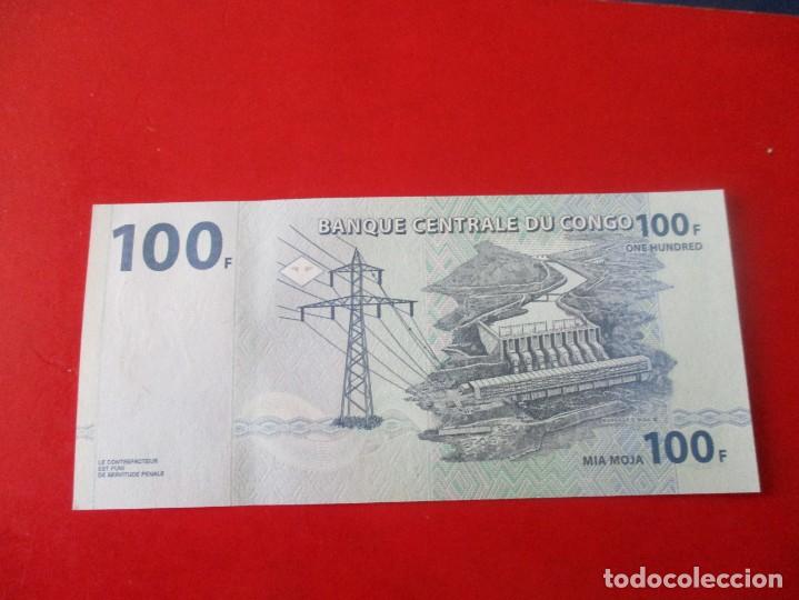 Billetes extranjeros: Congo billete de 100 francos 2007 sin circular - Foto 2