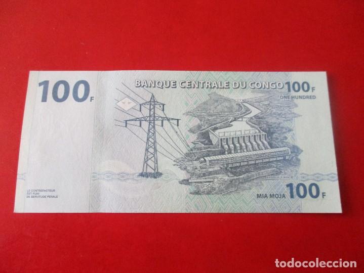 Billetes extranjeros: Congo billete de 100 francos 2007 sin circular - Foto 2