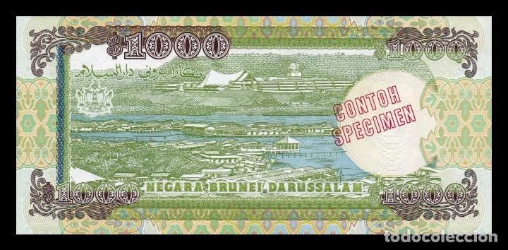 Billetes extranjeros: Brunei 1000 Ringgit 1989 Pick 19s Specimen SC UNC - Foto 2