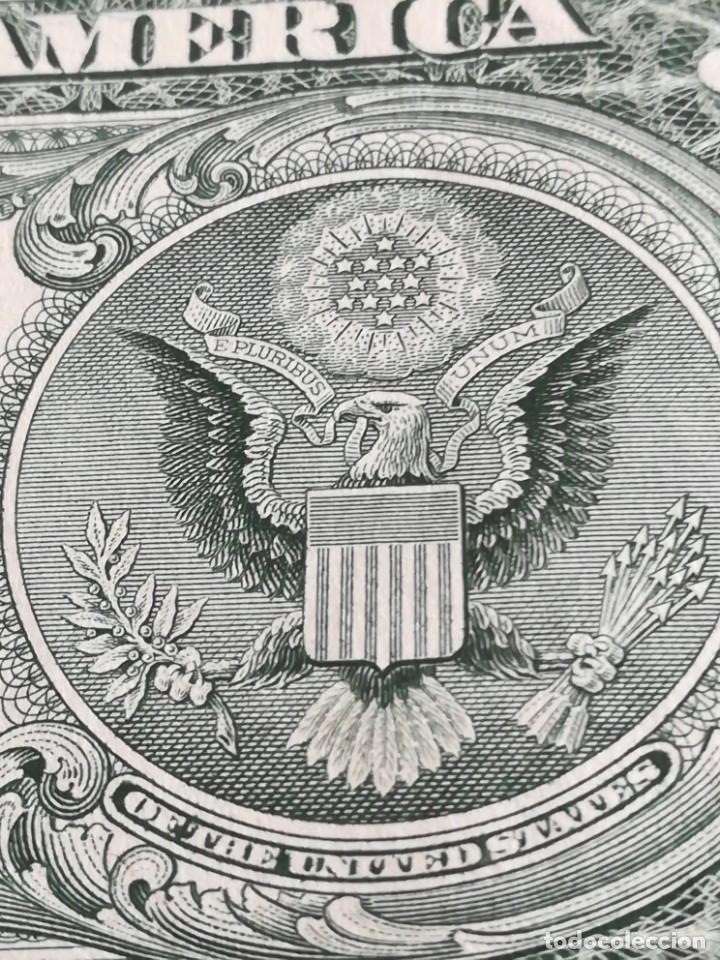 Billetes extranjeros: Billete 1 one dollar USA 1995 - Foto 7