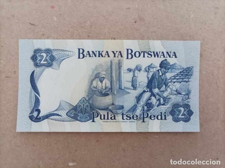 Billetes extranjeros: Billete de Botswana de 2 pula, a&ntilde;o 1982, UNC - Foto 2