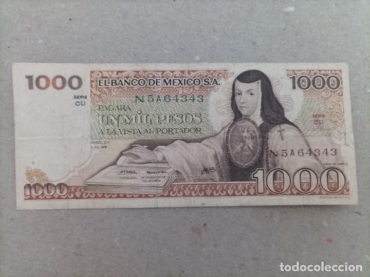 billete méxico 1000 pesos, año 1978 - Comprar Internacionales antiguos en todocoleccion - 352770964