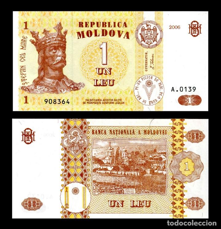 Billetes extranjeros: MOLDOVIA - 1 LEU DE 2005 - SIN CIRCULAR - Foto 1