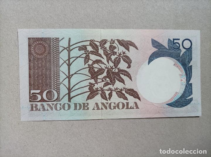 Billetes extranjeros: Billete de Angola de 50 escudos de 1973, UNC - Foto 2