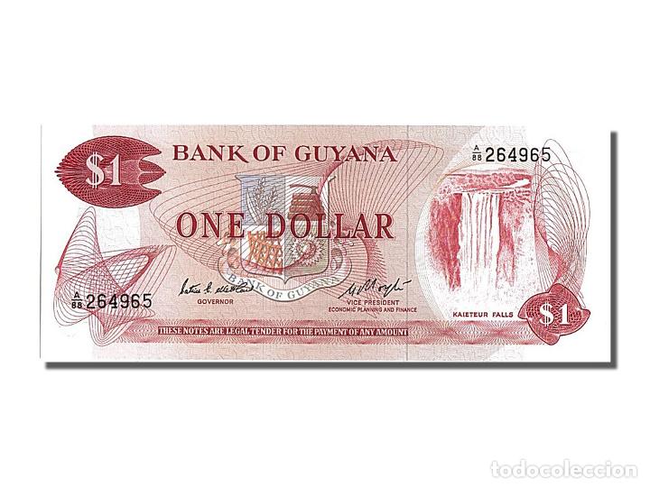 Billetes extranjeros: [#201308] Billete, 1 Dollar, Guyana, UNC - Foto 1